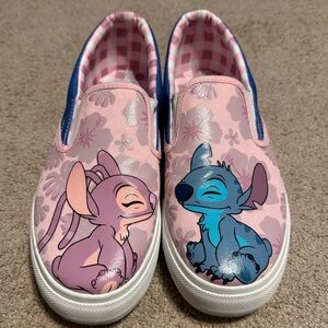 Stitch and Angel shoes! Size 8 1/2 - worn once! Great condition
